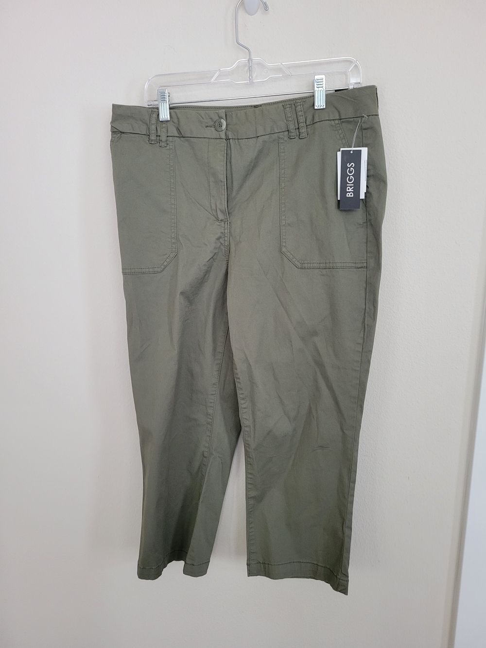Briggs New York Olive Green Straight Leg Pants